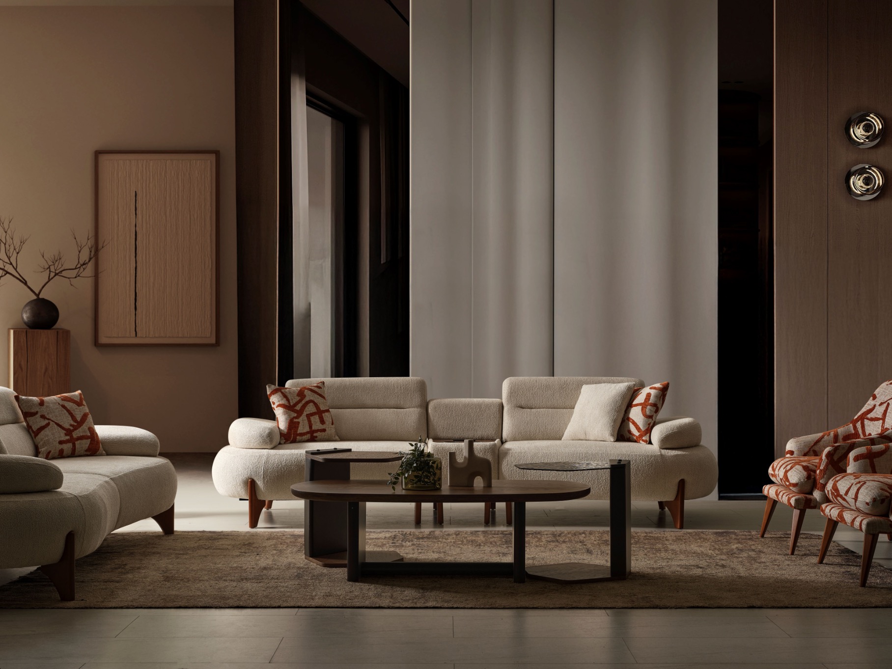 Lotus Wooden Koltuk Takımı