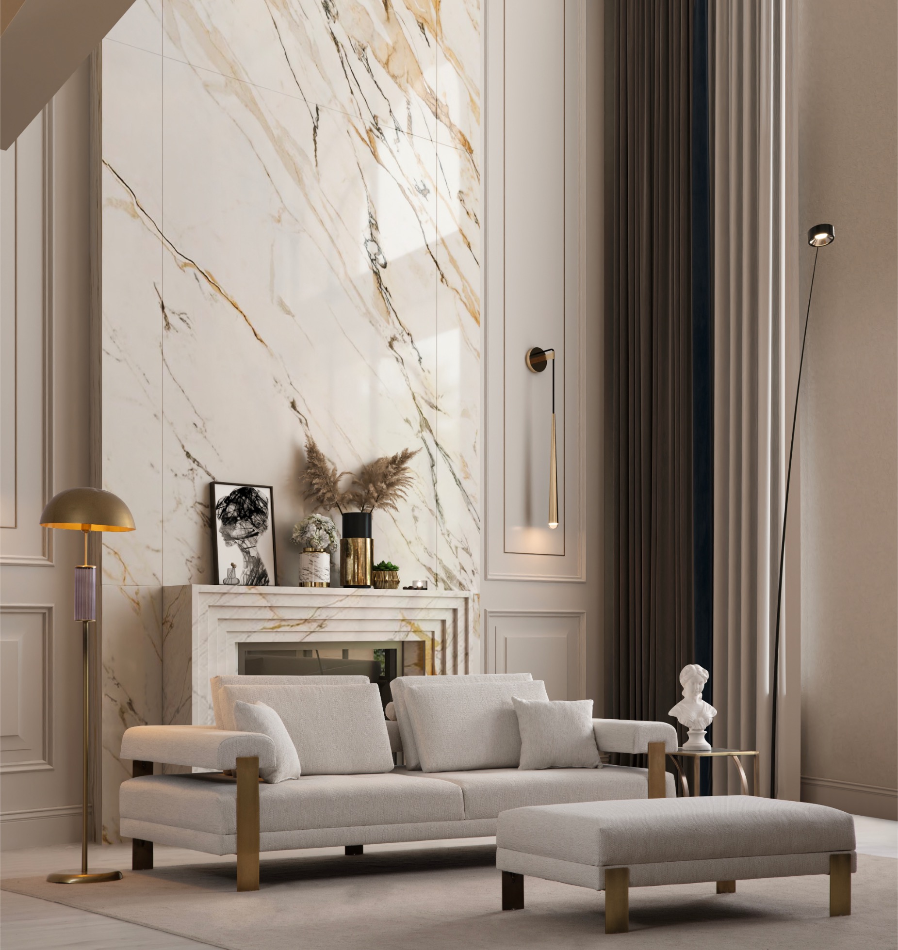 Deep Living Antik Koltuk Takımı