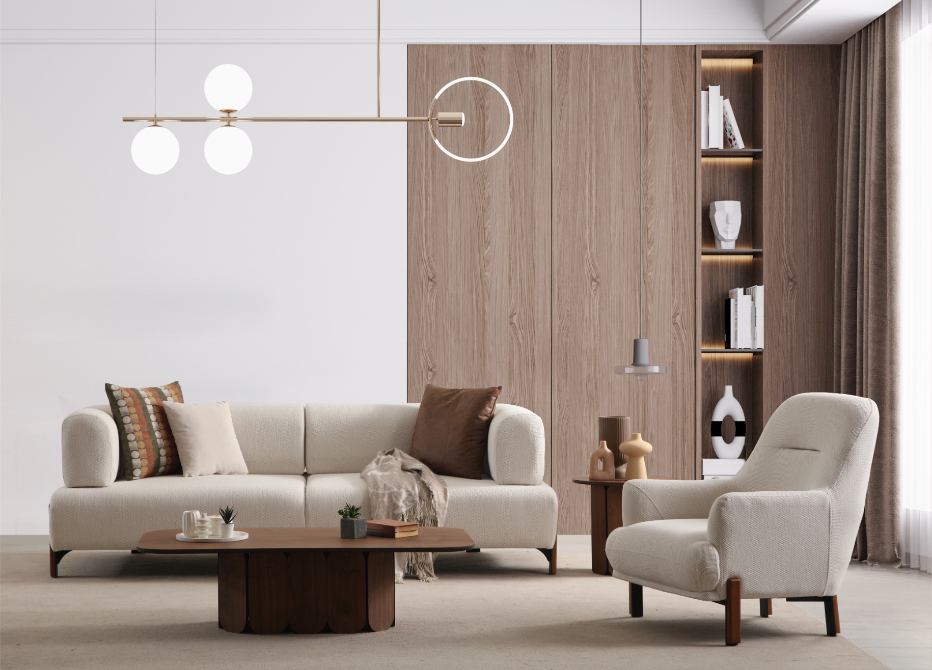 Cratos Wood  Koltuk Takımı