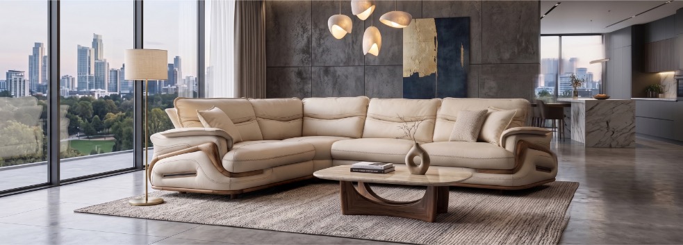 Alfa Corner Beige Köşe Takımı