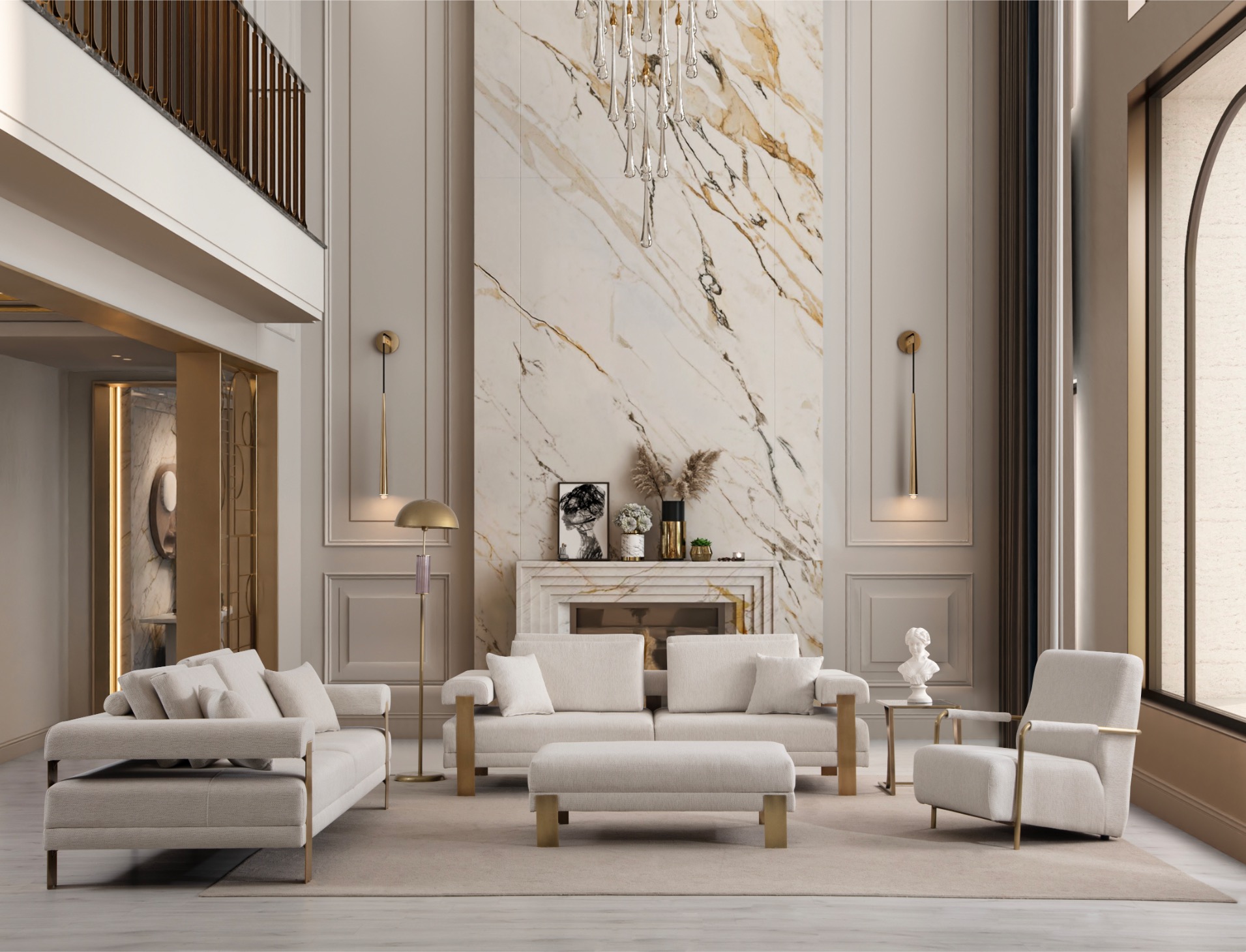Deep Living Antik Koltuk Takımı
