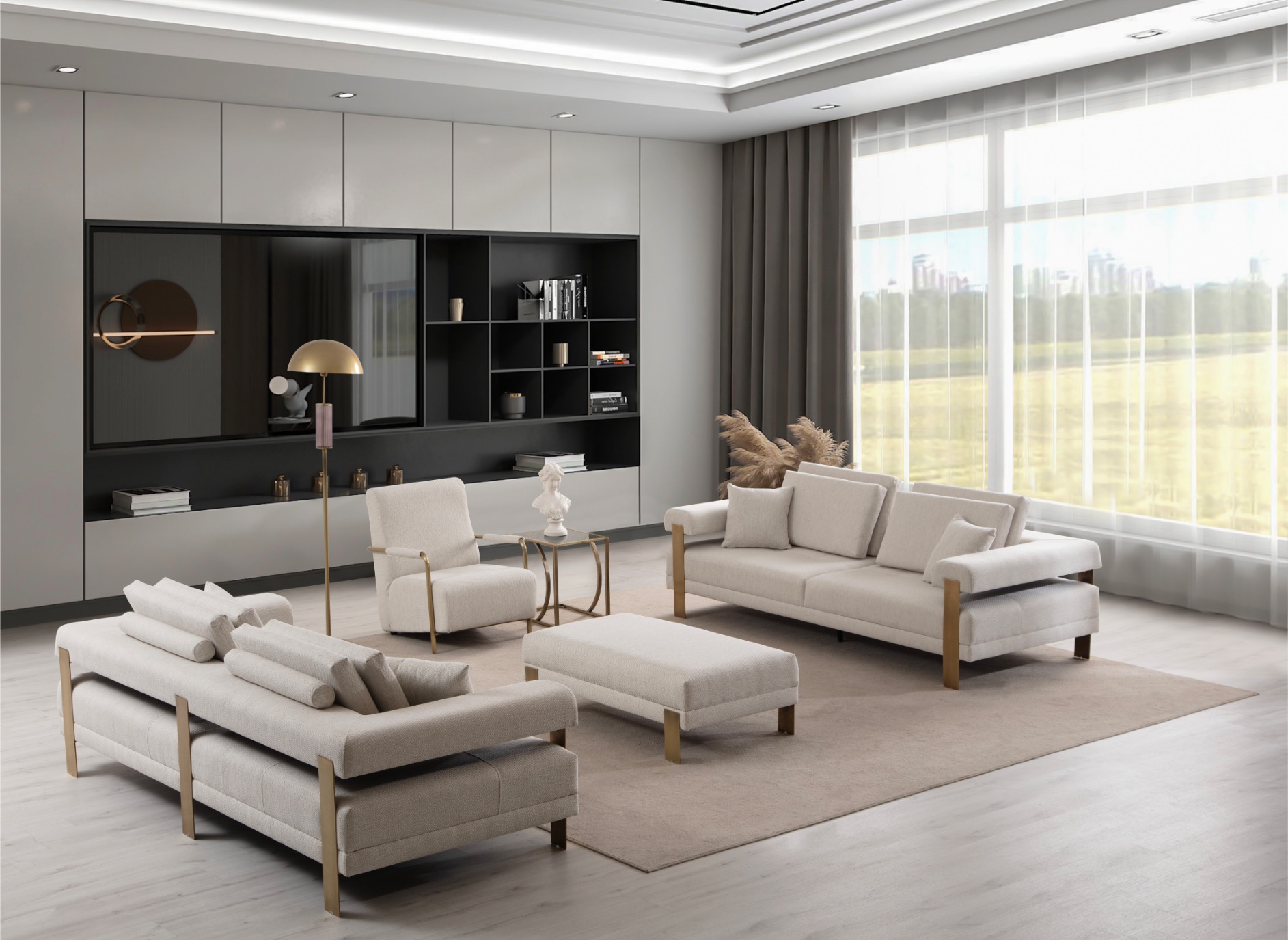 Deep Living Antik Koltuk Takımı