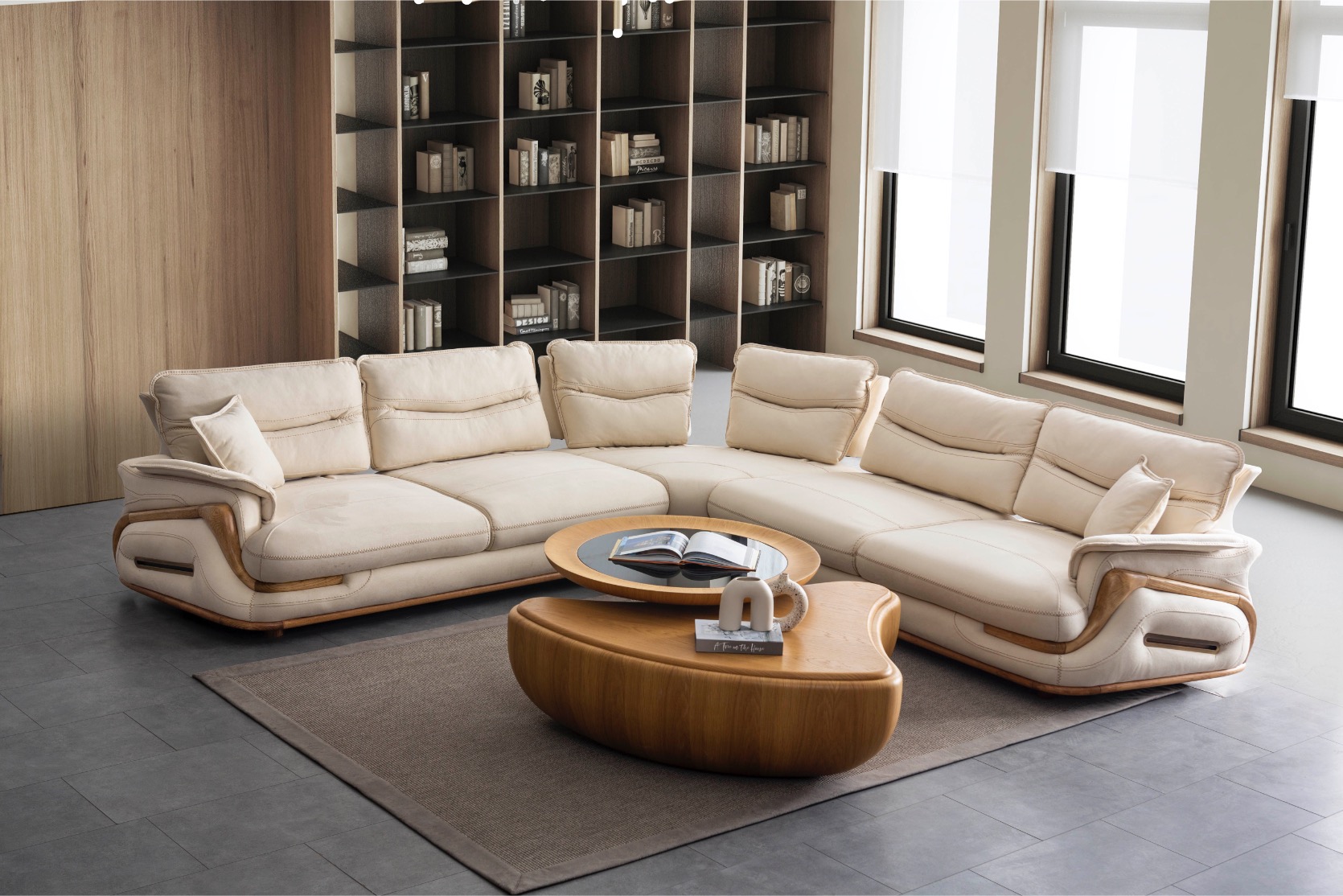 Alfa Corner Beige Köşe Takımı