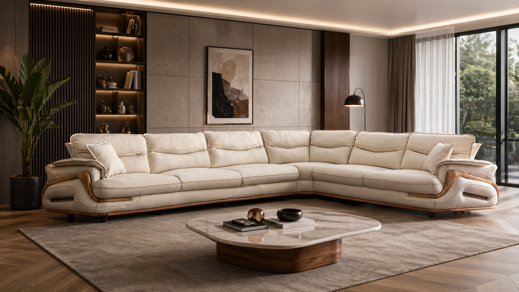 Alfa Corner Beige Köşe Takımı